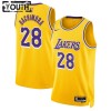 Los Angeles Lakers Rui Hachimura 28 Nike 2022-23 Icon Edition Kulta Lasten Pelipaidat Swingman
